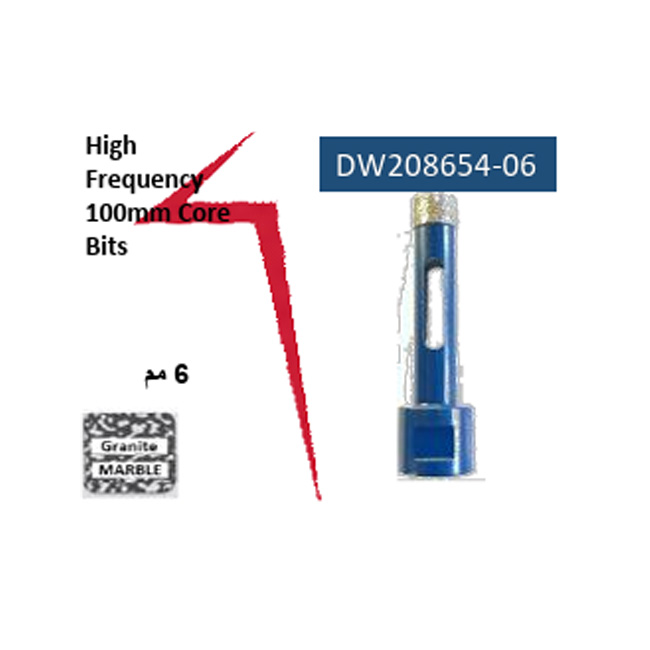 High Frequency 100mm Core Bits 06mm (DW208654-10)