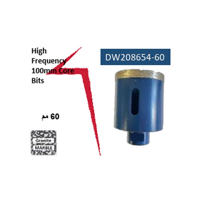 High Frequency 100mm Core Bits 60mm (DW208654-60)