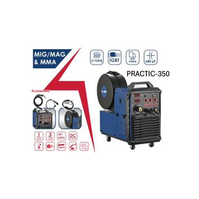 PRACTIC-350 MIG Welding Machine 3PH-250A W/ACC (PRACTIC-350)