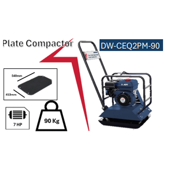 Plate Compactor17Kn-7.0HP-540x413mm (DW-CEQ2PM-90)