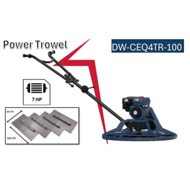 Power Trowel-7.0HP-100x100x30Cm (DW-CEQ4TR-100)