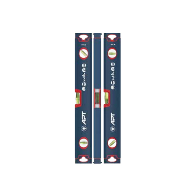 Spirit Level 3 Vials Heavy Duty Aluminium Profile 40cm ( 909-40 )