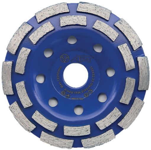125mm 2 row ( DW6130120)  دسك جلخ كباية 2 مع صامولة