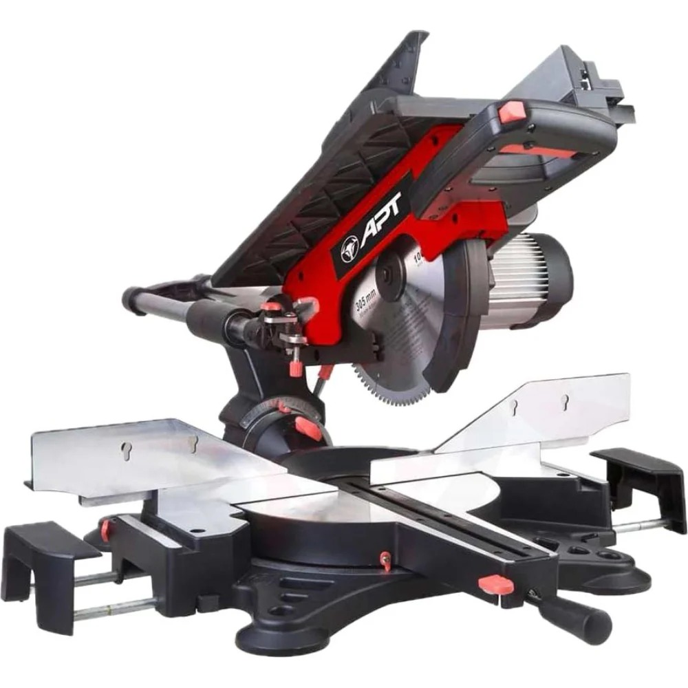 Compound Miter Saw Upper Table Sliding Belt Driven 12" 1600W 220V 50HZ (7130)