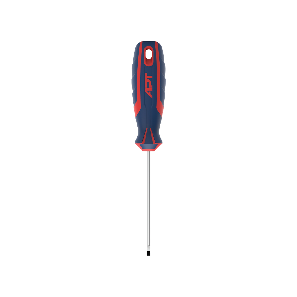 Screw Driver Narrow End APT- Handle With Card Holder SL 4x125 (AH1412744-4x125)