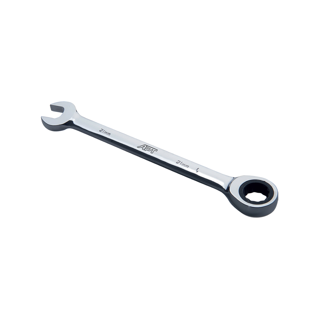 Combination Ratchet Wrench Bright Satin Finish PP Card Holder CR-V 10x160mm( DW321402-10 )