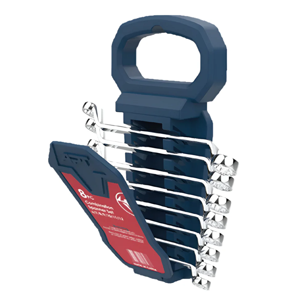 Double DEEP Offset Ring Wrench SET Bright Satin Finish CR-V 12Pcs Metric CANVAS BAG ( 6x7,8x9,10x11,12x13,14x15,16x17,18x19,20x22,21x23,24x27,25x28,30x32 ) ( DW201406-SET12 )