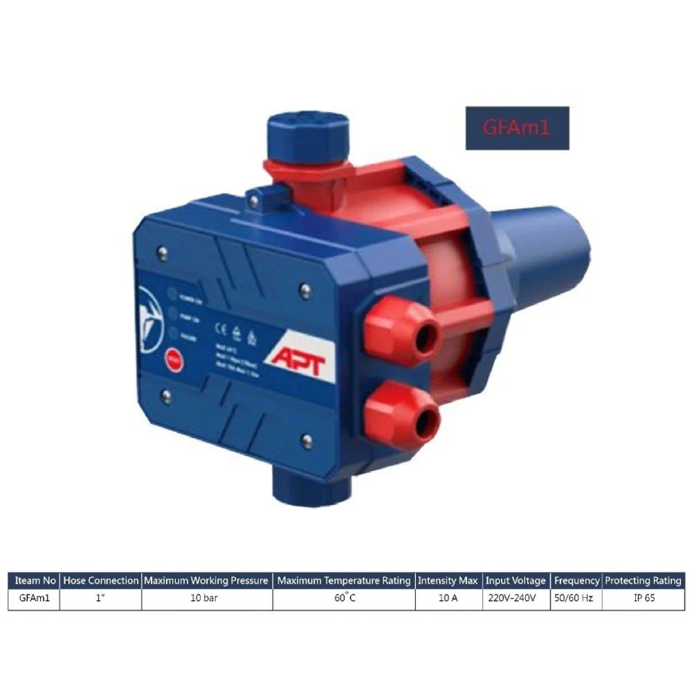 Pressure Control Switch 10Bar with gauge
