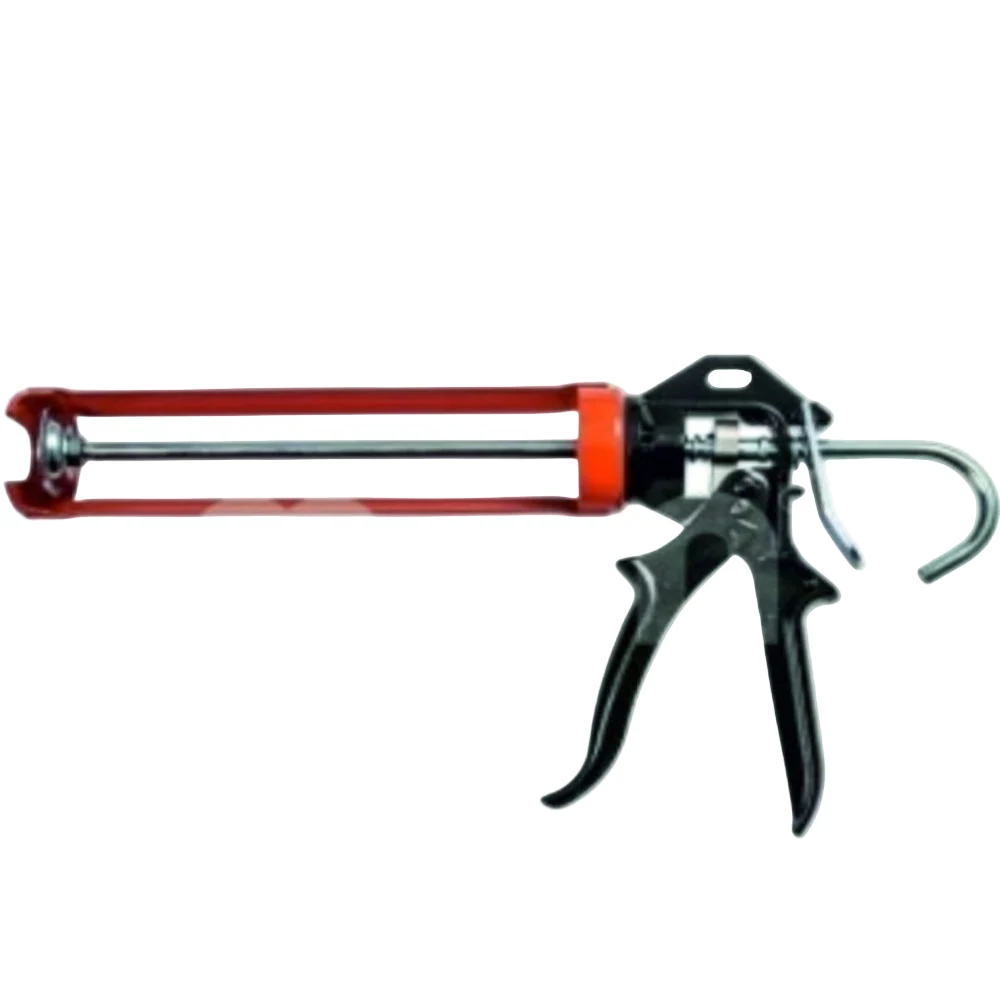 Caulking Gun 9"Aluminum Handle and Trigger 18:1 Thrust Ratio 360degree Swivel Body- Punch PIn (XY-423)