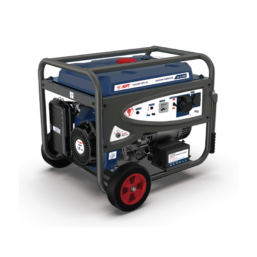[PT9500631150831] Gasoline Generator 8.0/8.3K-220V-25L Fuel TanK-220V Electric Start and Wheels (DW-G10000)