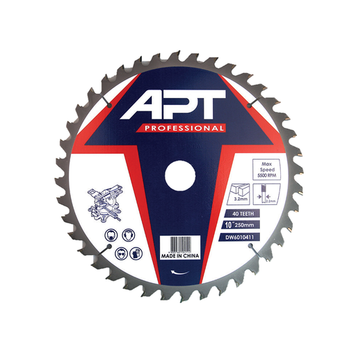 [PT960576010414] TCT Circular Saw Blade For Wood 250x3.2/2.2x25.4/30xZ80 ( DW6010414 )
