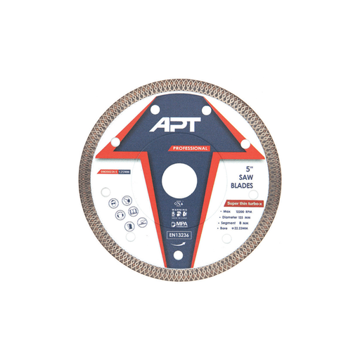 [PT960200224125] Diamond Saw Blade Turbo-X 125x22.23x1.4/1.0x8mm (DW200224-5)