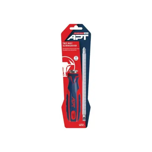 [PT1141452771002] Two Way Screw Driver PH2xSL6x150 TELESCOPIC APT-2 Color Handle Double Blister ( AH145277-2WayT )